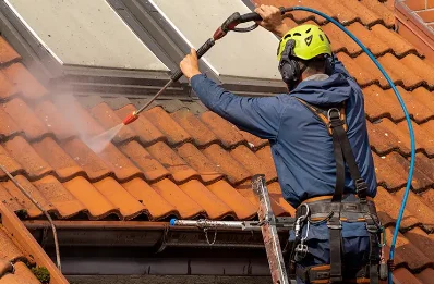 Démoussage et hydrofuge de toiture à Vallières-les-Grandes